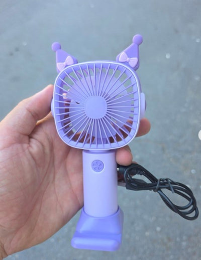 Sanrio Mini Hand Fan – Portable, Rechargeable, and Super Cute!