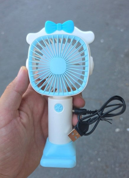 Sanrio Mini Hand Fan – Portable, Rechargeable, and Super Cute!