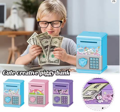 Electronic Piggy Bank – Mini Safe with Code Lock & ATM Features!