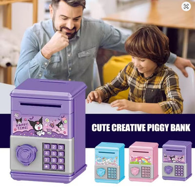 Electronic Piggy Bank – Mini Safe with Code Lock & ATM Features!