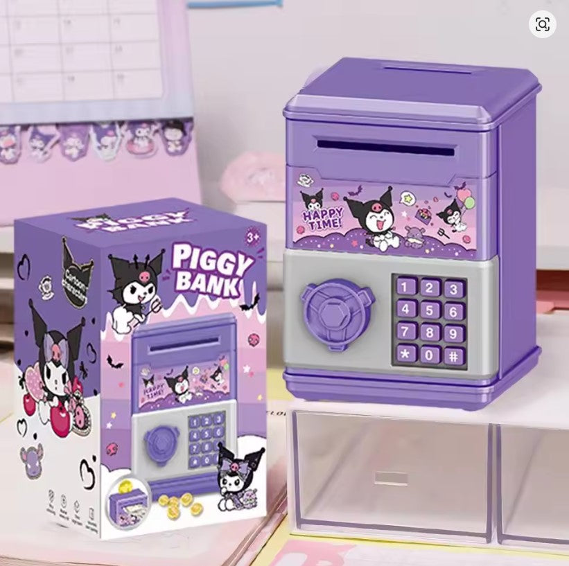 Electronic Piggy Bank – Mini Safe with Code Lock & ATM Features!