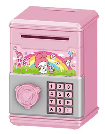 Electronic Piggy Bank – Mini Safe with Code Lock & ATM Features!