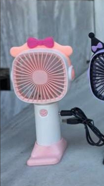 Sanrio Mini Hand Fan – Portable, Rechargeable, and Super Cute!