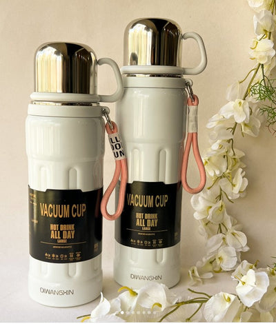 Pro 800ml Stainless Steel Vacuum Bottle – Imported Premium Temperature Retention for All-Day Hydration!