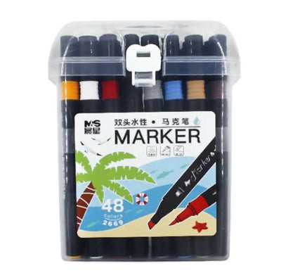 Keep Smiling Artisan Sketch Markers – Double-Headed Premium Markers for Professional Art & Design!