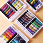 Acrylic Paint Set – 30ml Tubes, Non-Toxic, Vibrant & Fast-Drying for Canvas Painting – Set of 6 Colors