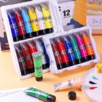 Acrylic Paint Set – 30ml Tubes, Non-Toxic, Vibrant & Fast-Drying for Canvas Painting – Set of 6 Colors