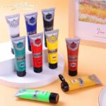 Acrylic Paint Set – 30ml Tubes, Non-Toxic, Vibrant & Fast-Drying for Canvas Painting – Set of 6 Colors