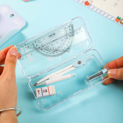 Cute Animal - Mechanical Compass Set / Stationery Set