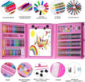208 PCS Art Supplies - Drawing Art Kit with Trifold Easel for Kids, Teens, and Artists