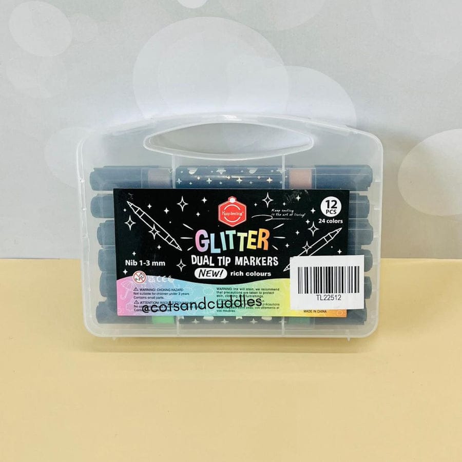 Ultimate Sparkle & Shine Metallic Glitter Marker Pen Set (24 Count)