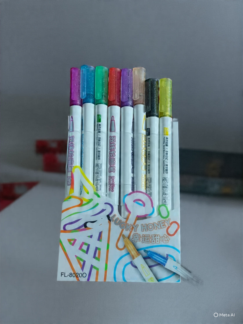 Magic Color-Changing Highlighter Art Set - 8 Pieces