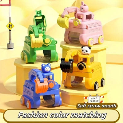 2-in-1 Cartoon Character + Toy Shape Water Bottle – Premium Imported Fun & Hydration!