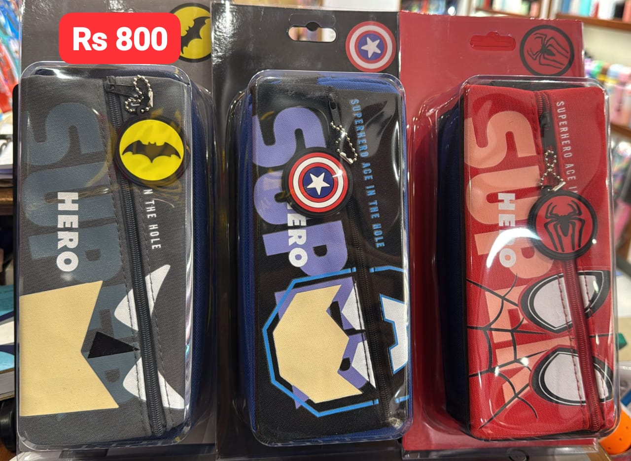 Character Pouches - Superhero & Adventure-Themed Storage Solutions