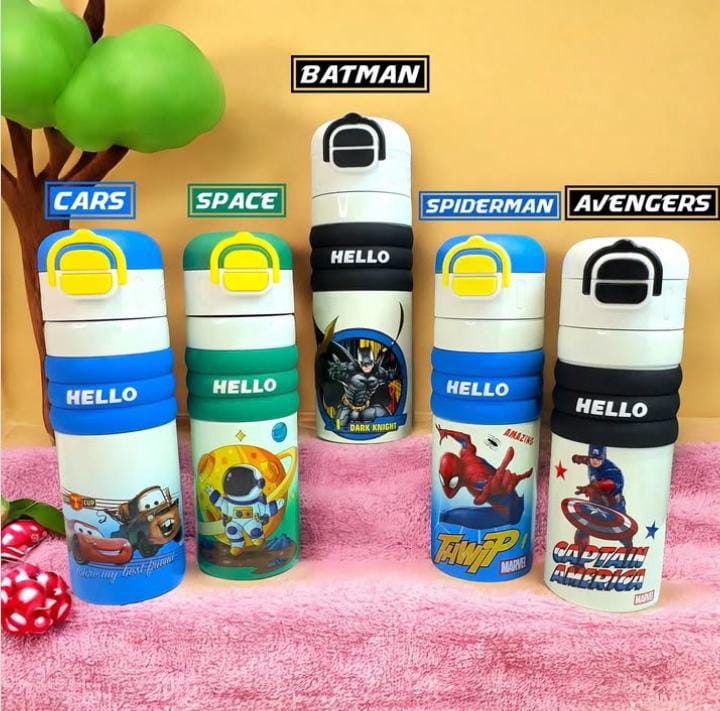 Adventure Steel Water Bottle – Imported Premium Hydration for Kids!