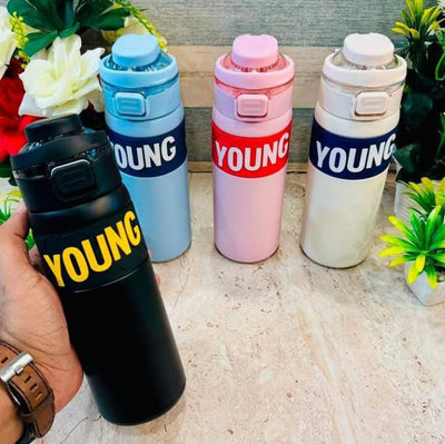 Young Explorer Steel Water Bottle – Premium Imported Hydration for Kids & Teens!