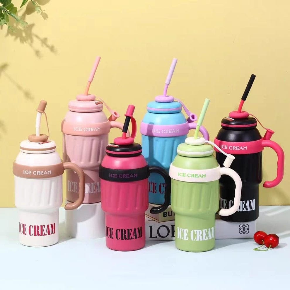 FrostyFun Ice Cream Water Bottle – Sweet Hydration with a Twist!
