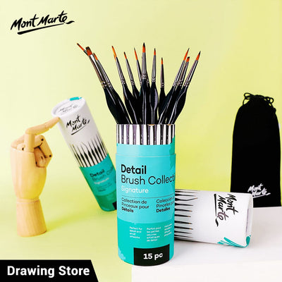 Artistic Touch Brush Set: 15-Piece Taklon Bristle Collectio