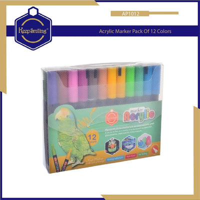 Keep Smiling Acrylic Marker AP1024 24Pcs