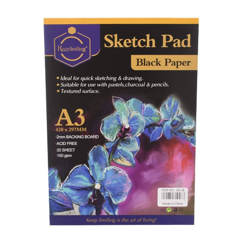Black Paper Sketch Pads