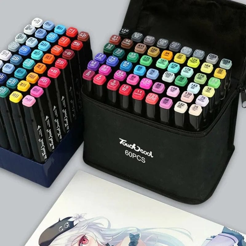 Master Artist's 24,36,48,60,80,100,120,168 Copic Twin Double-Headed Alcohol Ink Markers