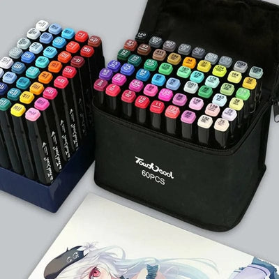 Master Artist's 24,36,48 Copic Twin Double-Headed Alcohol Ink Markers