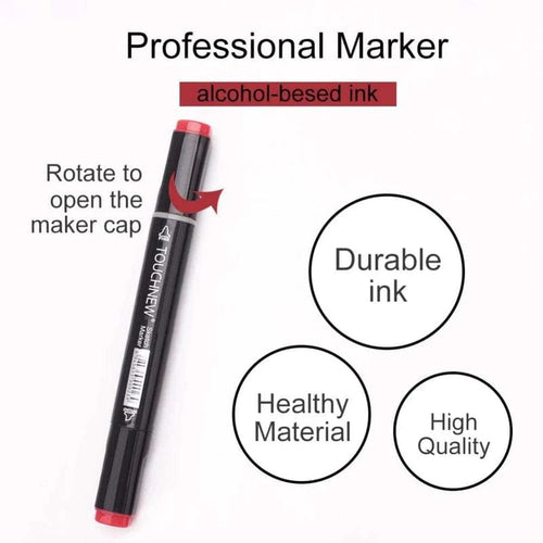 Master Artist's 24,36,48,60,80,100,120,168 Copic Twin Double-Headed Alcohol Ink Markers