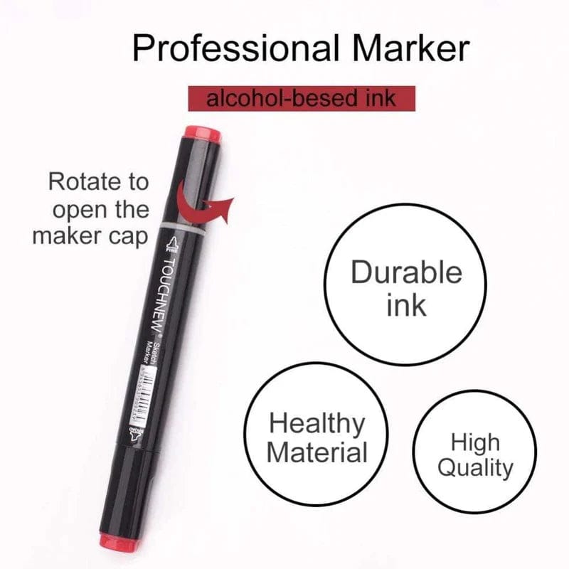 Master Artist's 24,36,48 Copic Twin Double-Headed Alcohol Ink Markers