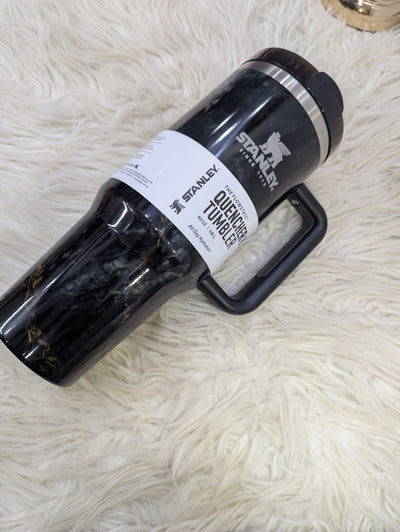 Marble Stanley Cup with Handle