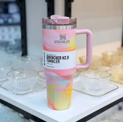 Stanley Quencher H2.0 FlowState™ Tumbler|40 Oz|Warm Serene(Premium Quality Imported)