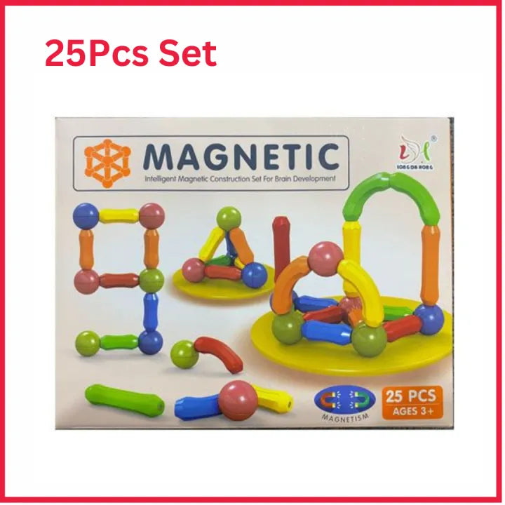 Magnetic Blocks Set – Montessori Magnetic Building Sticks & Balls for Creative Play!