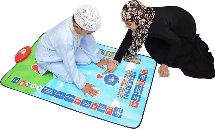 Educational Interactive Prayer Mat – Engaging Salah Learning for Kids!