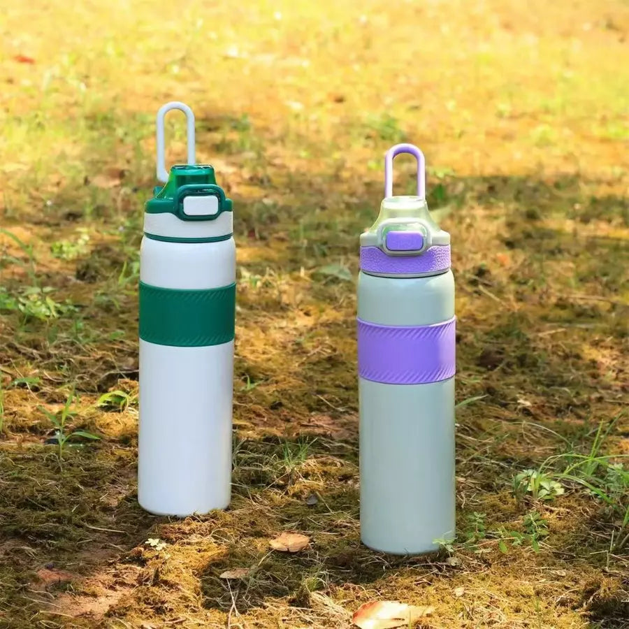 Kidzermania Stainless Steel Thermal Bottle – 550ml/800ml Portable Vacuum-Insulated Squeeze Bottle!