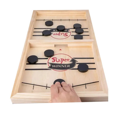 Pucket Board Game – Fast-Paced Wooden Table Game for Kids & Adults!
