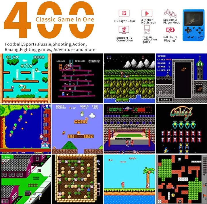 SUP Game Box Plus – 400-in-1 Retro Console with TV Connectivity!