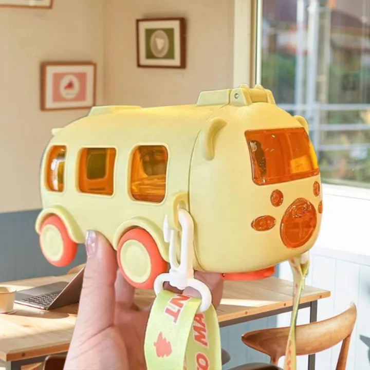 BusTales Baby Water Bottle – Adorable On-the-Go Hydration for Little Ones!
