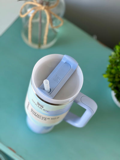 Stanley Quencher H2.0 FlowState™ Tumbler|40 Oz|Warm Serene(Premium Quality Imported)