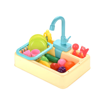 Wash Basin Kitchen Sink Toy – Interactive Pretend Play Set with Accessories for Kids!