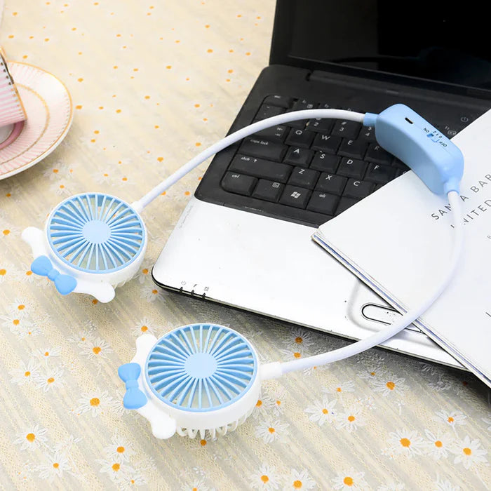 Sanrio Neck Fan – Portable, Hands-Free Cooling with Cute Characters!