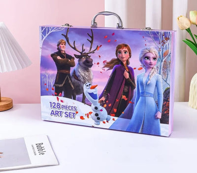128 piece Kids' Art Sets - 4 Fun Themes!