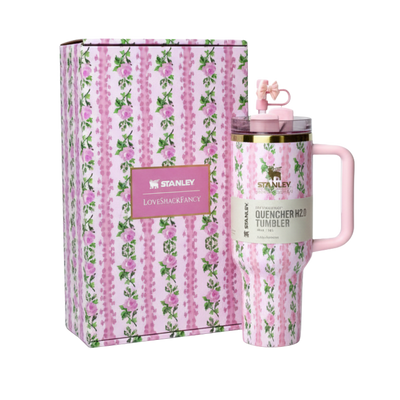 LOVESHACKFANCY x Stanley Pink Floral Tumbler