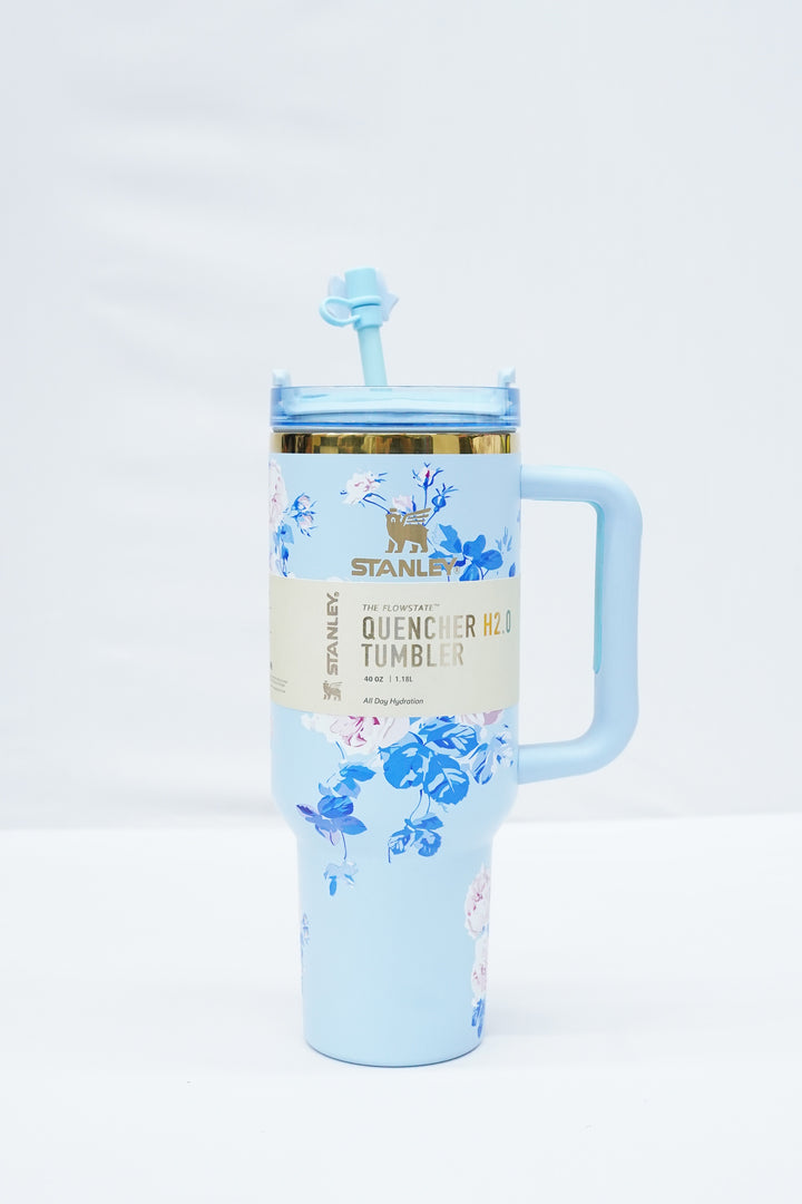 LoveShackFancy x Stanley Floral Tumbler - Light Blue