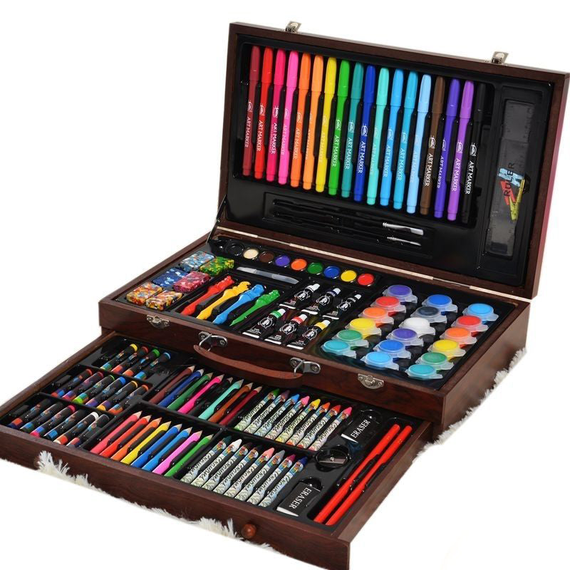Ultimate Professional Kids Art Set - 123 Piece Drawing & Painting Collection