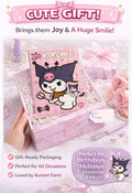 Premium Kuromi Secret Diary with Secure Lock – Cute Stationery Gift Set for Girls | Kidzermania