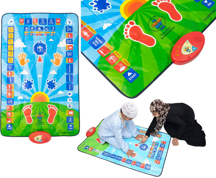 Educational Interactive Prayer Mat – Engaging Salah Learning for Kids!