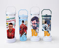 Ronaldo Messi Football Star Print Stainless Steel Tumbler - 30oz