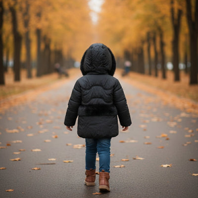 Premium Kids Winter Hooded Puffer Jacket - Ultra Warm & Cozy