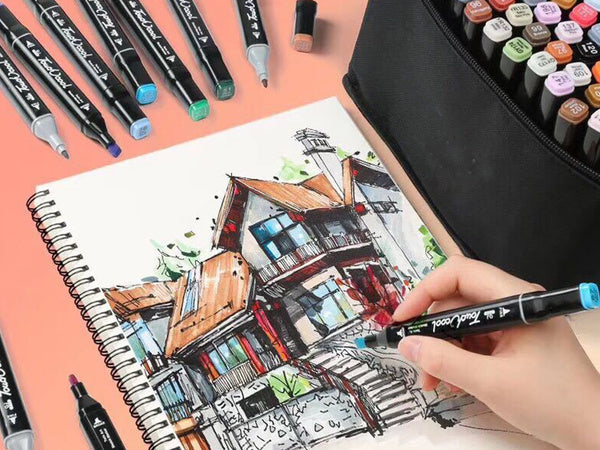Master Artist's 24,36,48,60,80,100,120,168 Copic Twin Double-Headed Alcohol Ink Markers