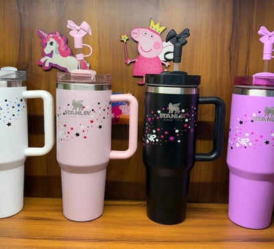 Stanley x Olivia Rodriguez Tumbler 40oz - Limited Edition Purple & Pink Quencher H2.0