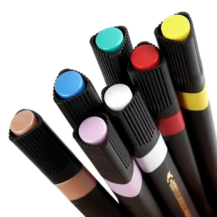 Yalong 24 Colors Acrylic Marker Set | Premium Paint Markers for Canvas, Wood & DIY Art | Kidzermania